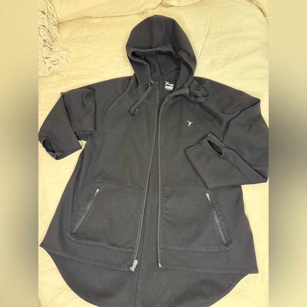 Jogger Set Old Navy Women Black Semifitted Hoodie XL & Dynamic Fleece Joggers  M